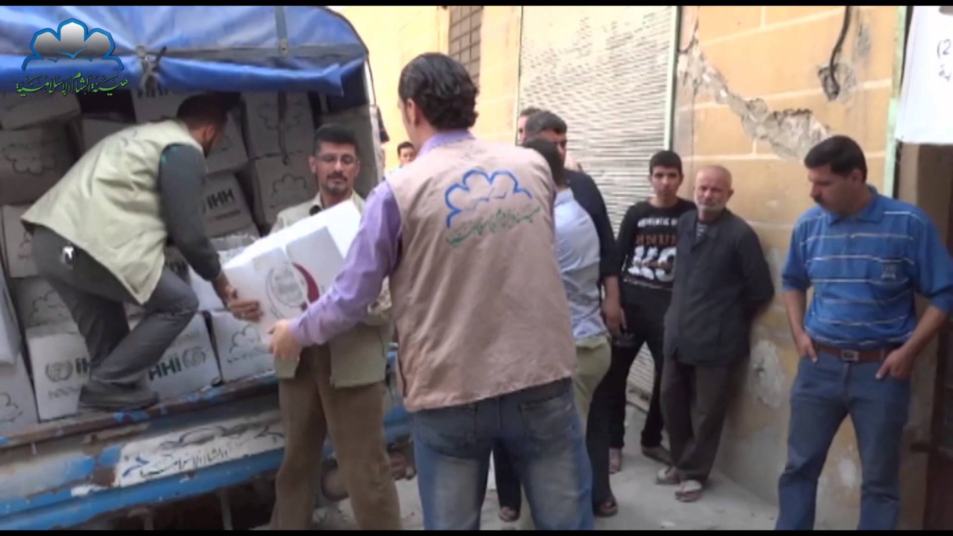حملتان لإغاثة أهالي الغوطة تطلقهما هيئة الشام الإسلامية